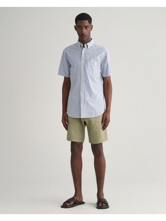 Gant - Gant Linen stripe ss shirt