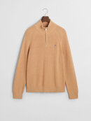 Gant - Gant COTTON WOOL RIB HALF ZIP