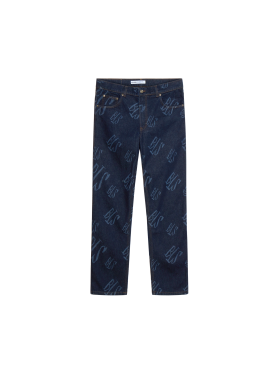 BLS HAFNIA - BLS Hafnia LASER JEANS DARK