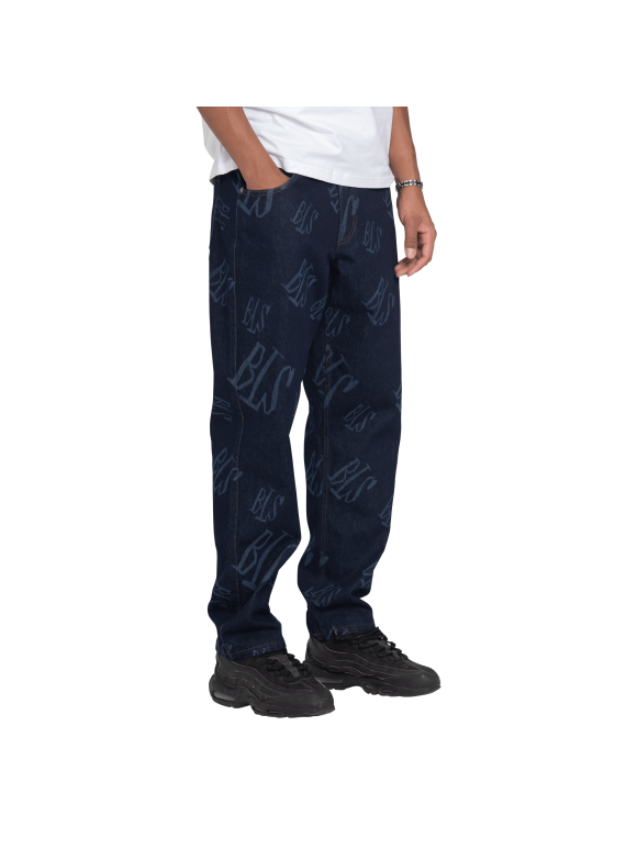 BLS HAFNIA - BLS Hafnia LASER JEANS DARK