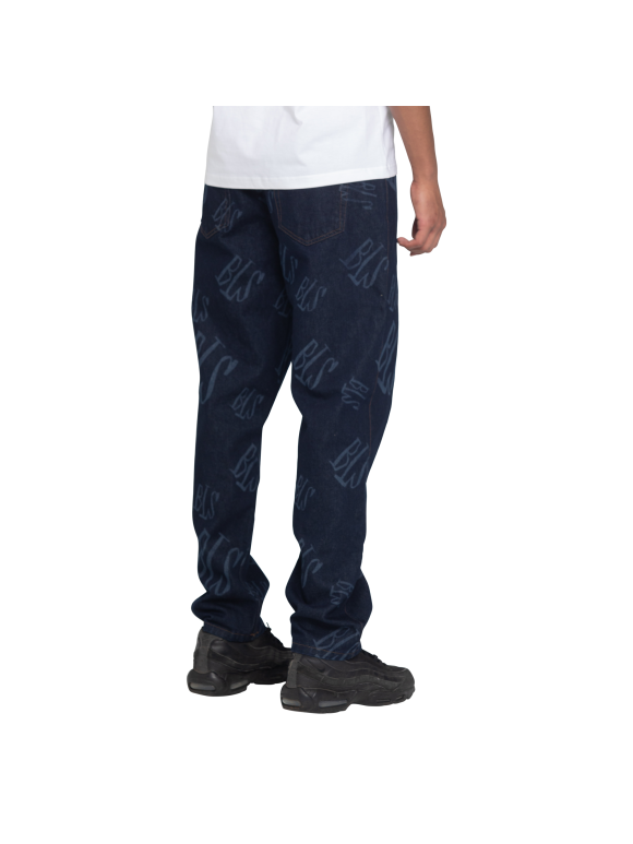 BLS HAFNIA - BLS Hafnia LASER JEANS DARK