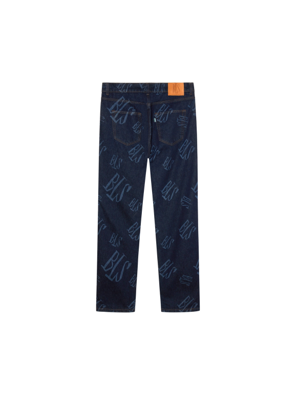 BLS HAFNIA - BLS Hafnia LASER JEANS DARK