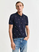 Gant - Gant EMBROIDERED GRAPHIC POLO