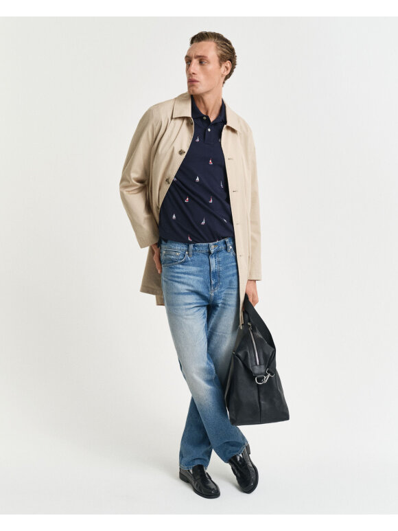 Gant - Gant EMBROIDERED GRAPHIC POLO