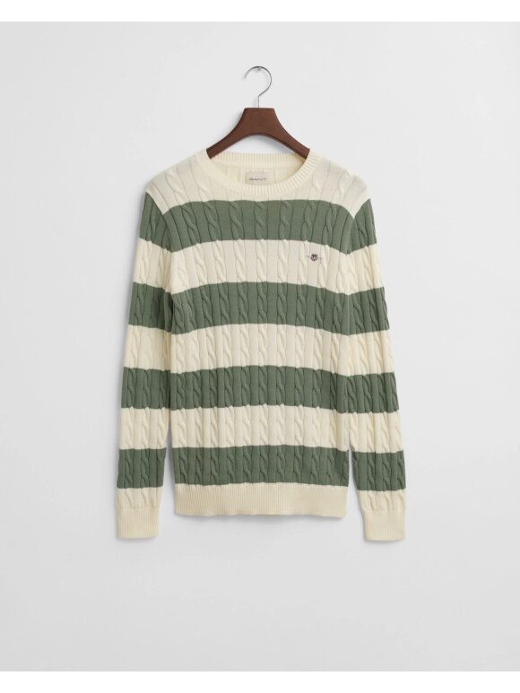 Gant - Gant STRIPED COTTON CABLE