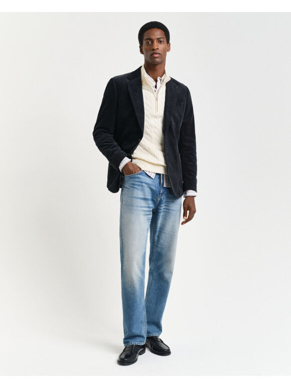 Gant - Gant COTTON CABLE HALF ZIP