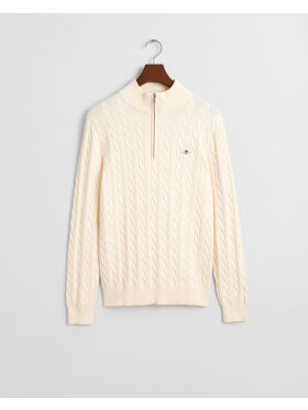 Gant - Gant COTTON CABLE HALF ZIP