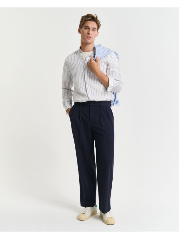 Gant - Gant REG LINEN STRIPE SHIRT