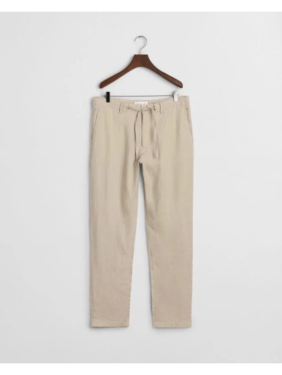 Gant - Gant RELAXED LINEN DS PANTS
