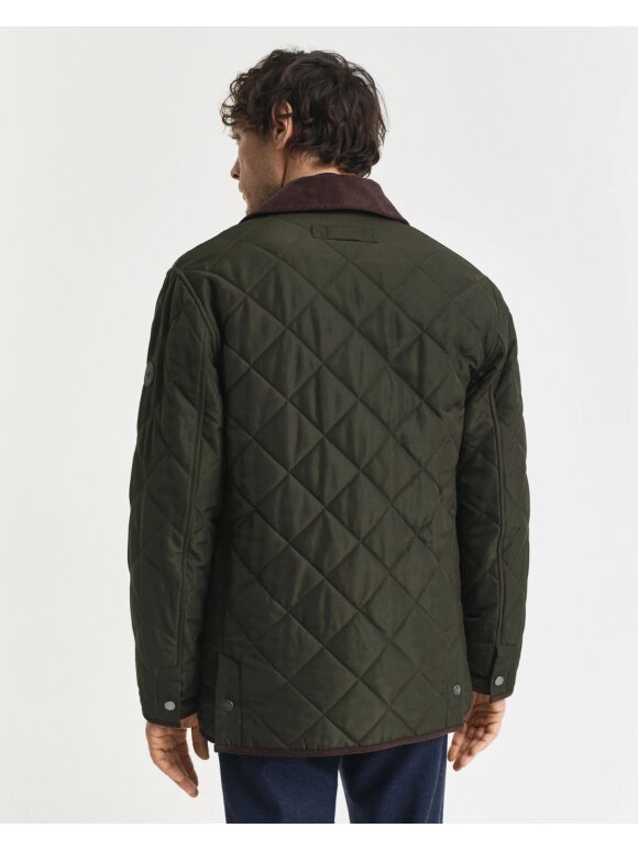 Gant - Gant QUILTED FLEECE JACKET
