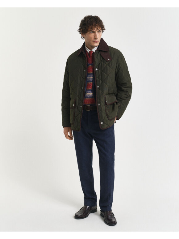 Gant - Gant QUILTED FLEECE JACKET