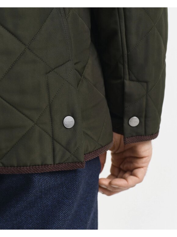 Gant - Gant QUILTED FLEECE JACKET