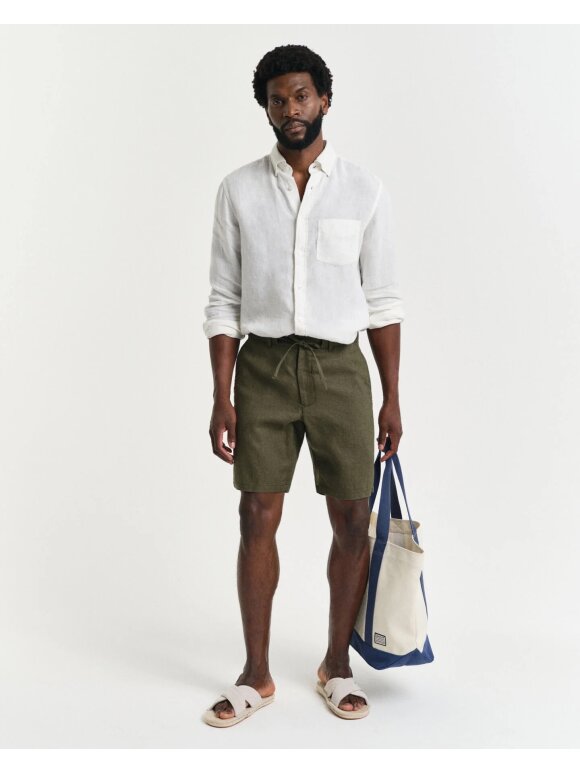 Gant - Gant RELAXED LINEN DS SHORTS