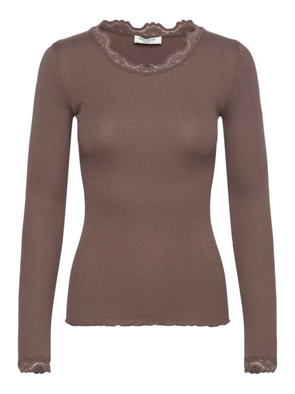 Rosemunde - Rosemunde Silk t-shirt w/ lace
