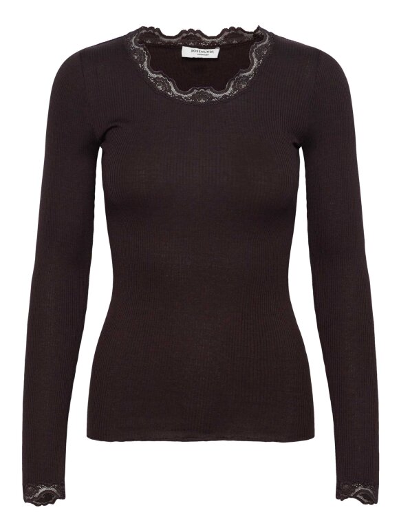 Rosemunde - Rosemunde Silk t-shirt w/ lace