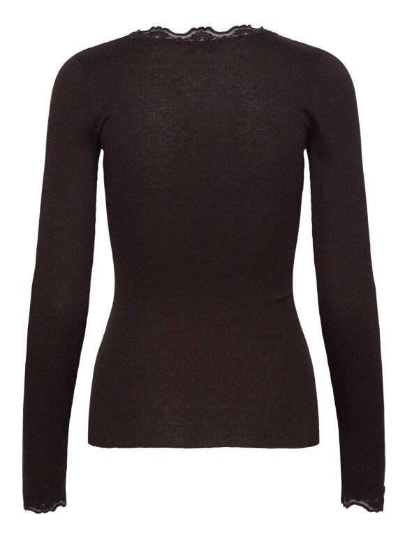 Rosemunde - Rosemunde Silk t-shirt w/ lace