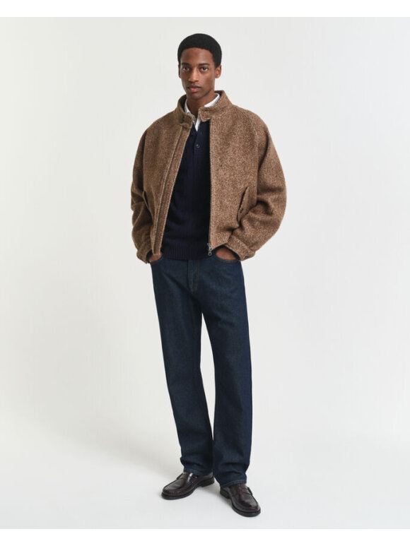 Gant - Gant LAMBSWOOL CABLE POLO