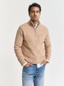 Gant - Gant LAMBSWOOL CABLE HALF ZIP