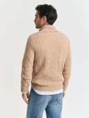Gant - Gant LAMBSWOOL CABLE HALF ZIP