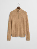 Gant - Gant LAMBSWOOL CABLE HALF ZIP
