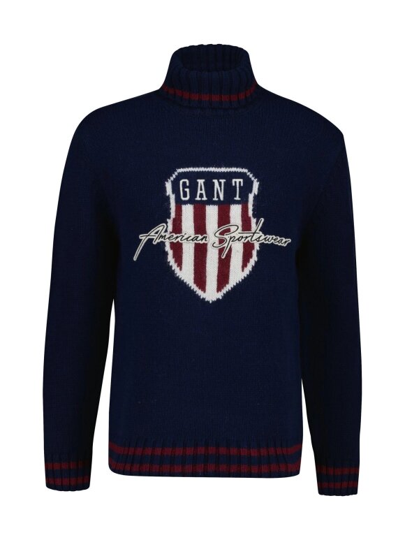 Gant - Gant GRAPHIC ROLLNECK