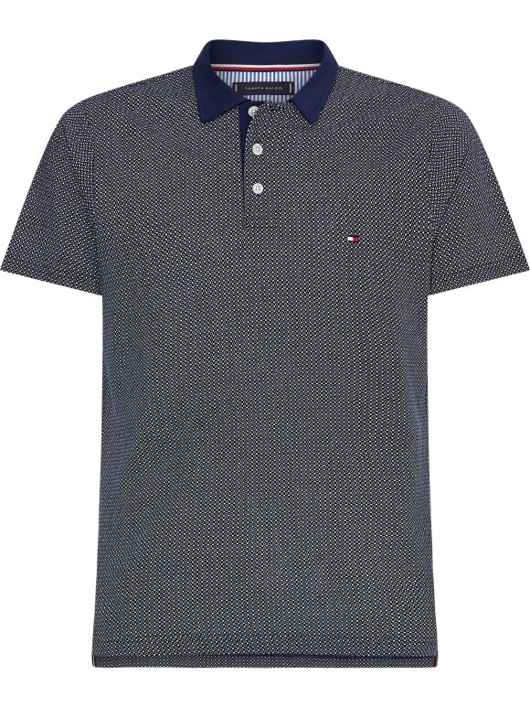 Tommy Hilfiger - MICRO PRINT SLIM POLO