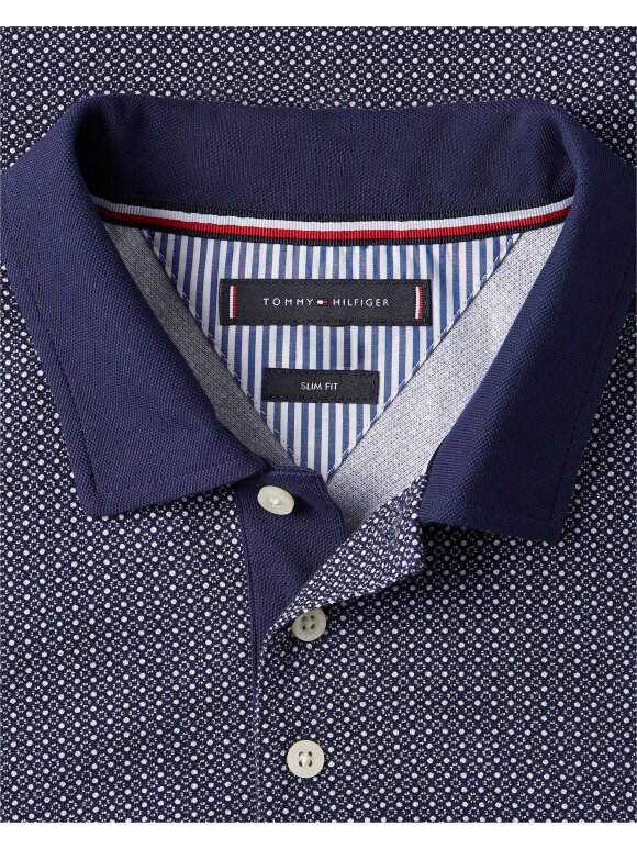 Tommy Hilfiger - MICRO PRINT SLIM POLO