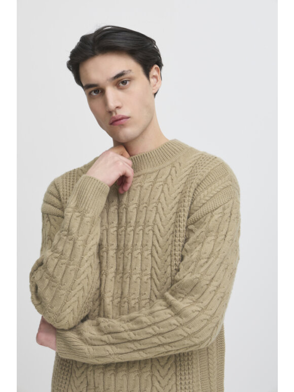 CASUAL FRIDAY - Casual Friday cable crew neck