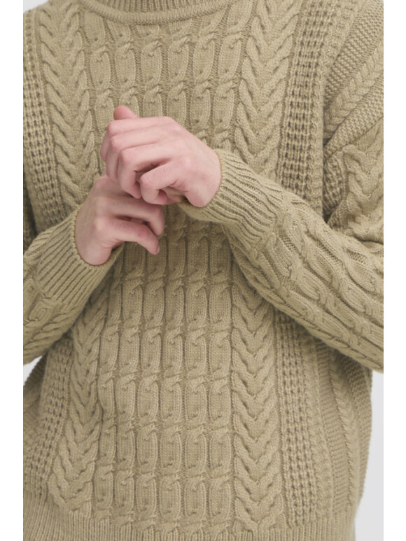 CASUAL FRIDAY - Casual Friday cable crew neck