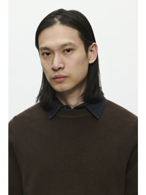 Double A by Wood Wood - Wood wood WWMorten crew neck