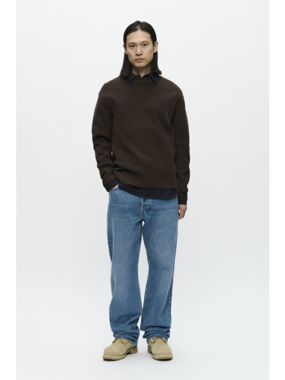 Double A by Wood Wood - Wood wood WWMorten crew neck