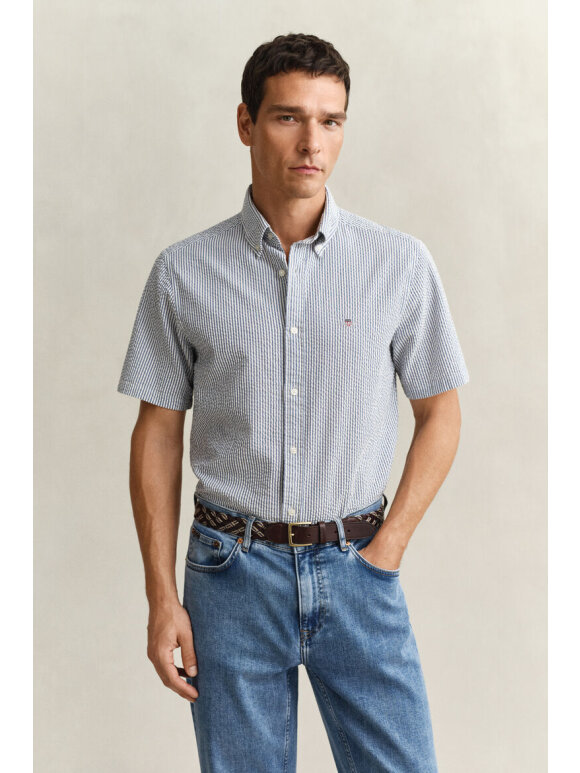 Gant - Gant SEERSUCKER STRIPE SS