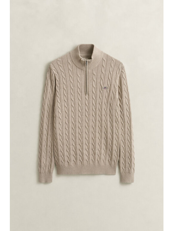 Gant - Gant COTTON CABLE HALF ZIP