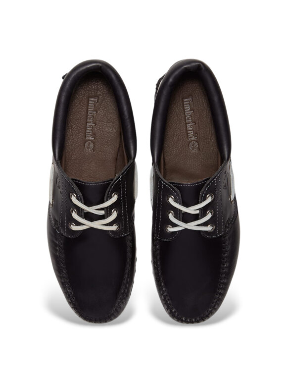 Timberland herre - Timberland Boat shoe black