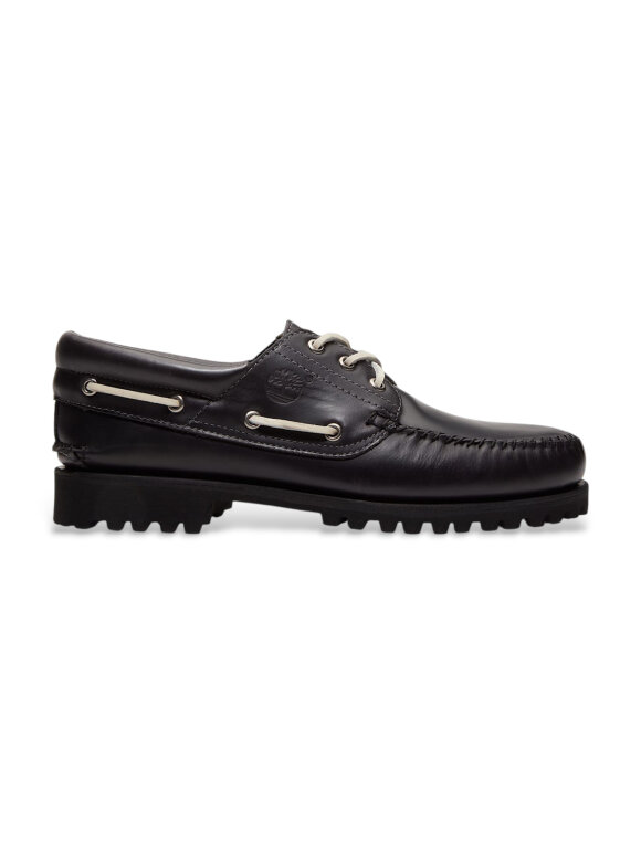 Timberland herre - Timberland Boat shoe black
