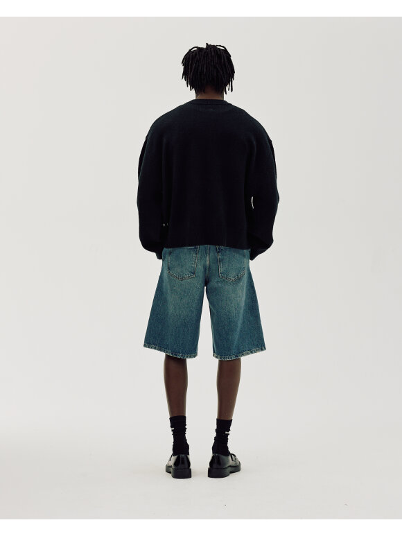 Bareen - Bareen STRAIGHT DENIM SHORTS