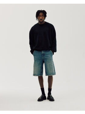 Bareen - Bareen STRAIGHT DENIM SHORTS