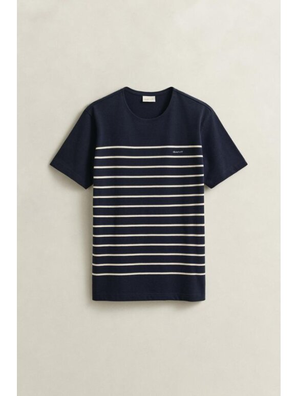 Gant - Gant PLACED STRIPE SS TSHIRT