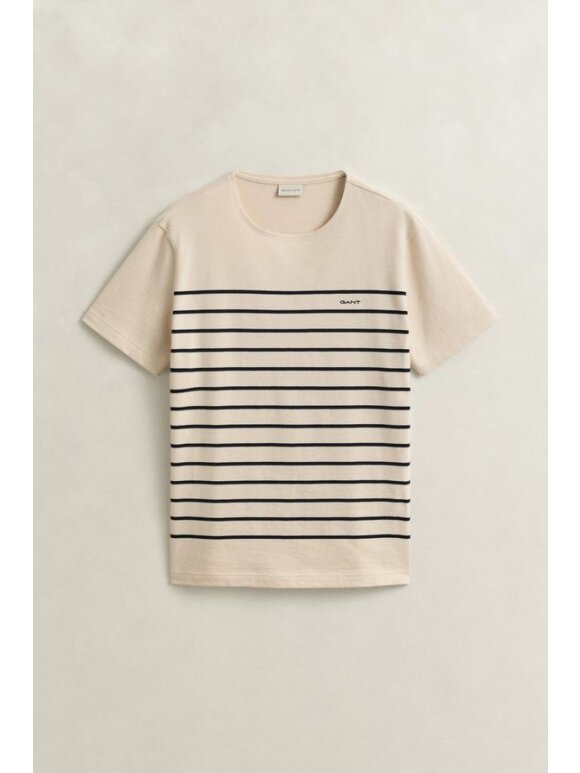 Gant - Gant PLACED STRIPE SS TSHIRT