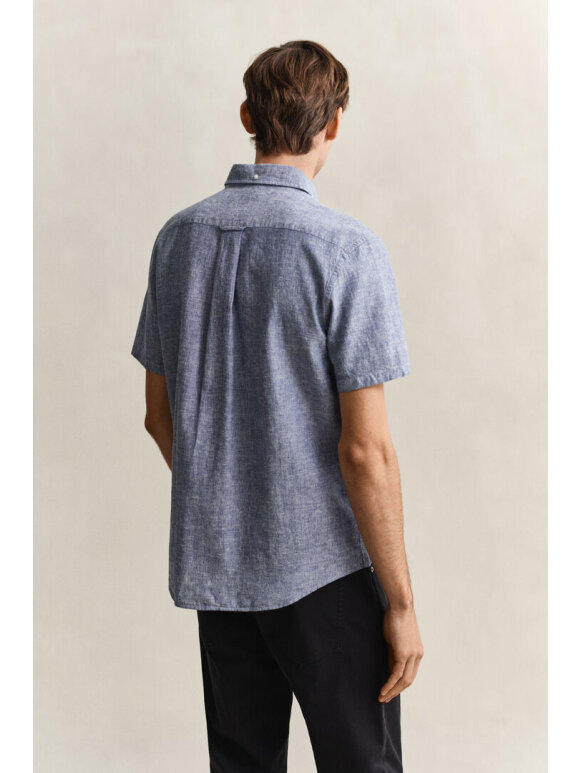 Gant - Gant REG COTTON LINEN SS SHIRT