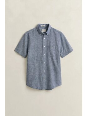 Gant - Gant REG COTTON LINEN SS SHIRT