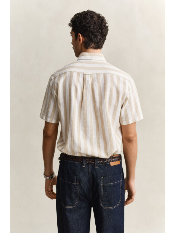 Gant - Gant REG COTTON LINEN STRIPE