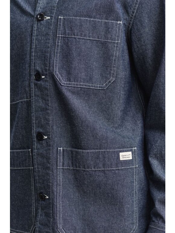 Gant - Gant CHAMBRAY OVERSHIRT