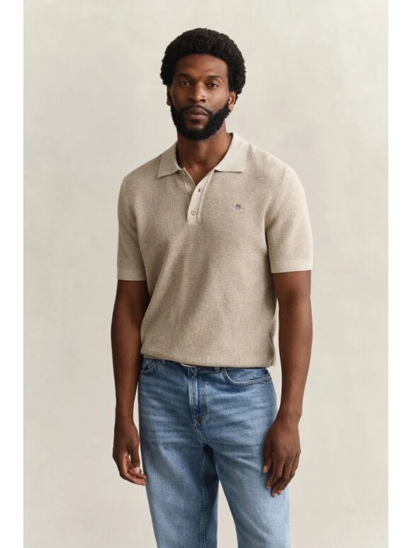 Gant - Gant MICRO TEXTURED COTTON SS