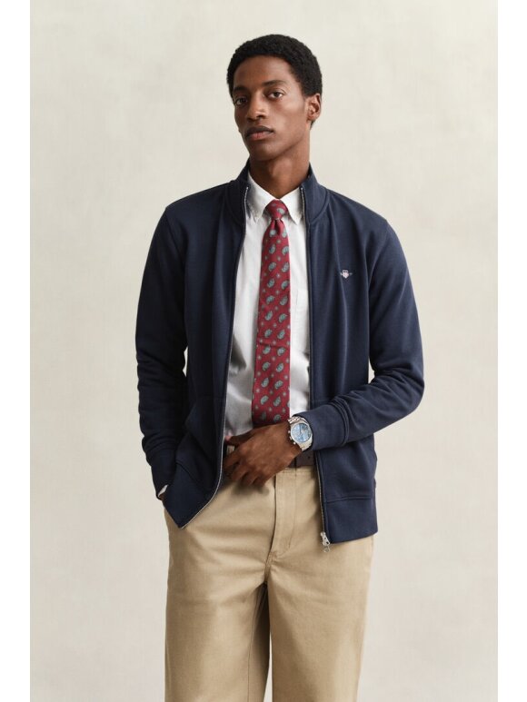Gant - Gant REG SHIELD FULL ZIP SWEAT