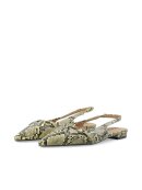 Bianco - BIABARI Pointy Flat Slingback Bianco - BIABARI Pointy Flat Slingback