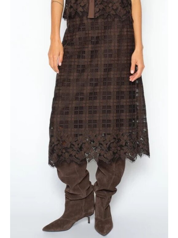 Mos Mosh - MOS MOSH MMBia Checko Lace Skirt