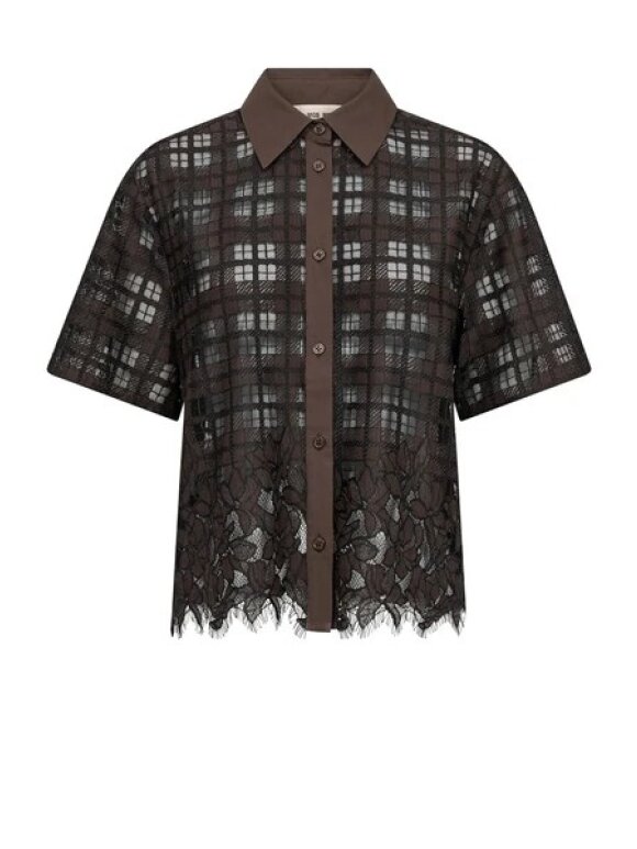 Mos Mosh - MMLia Checko SS Lace Shirt