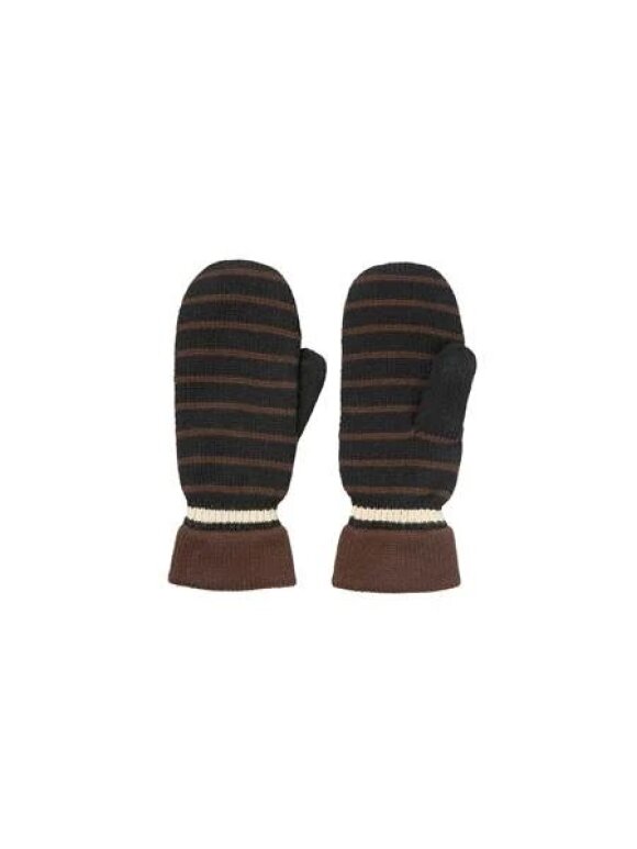 Beck Söndergaard - BS Thin Striped Emerald Mitten