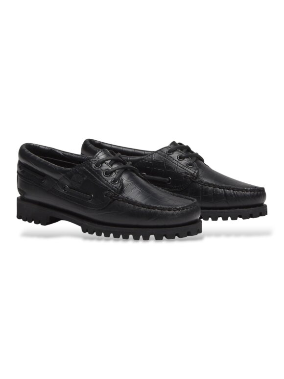 Timberland Dame - Timberland BOAT SHOE BLACK